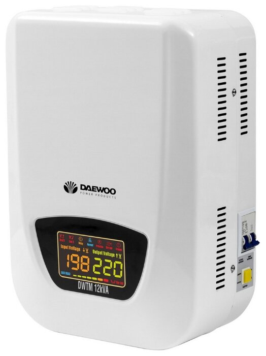 Стабилизатор напряжения Daewoo Power Products DW-TM12kVA (фото modal 2)
