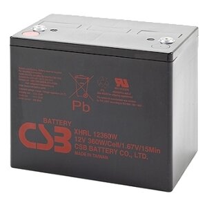 Аккумуляторная батарея CSB XHRL 12360W 73.6 А·ч (фото modal nav 1)