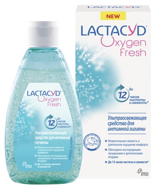 Lactacyd Гель для интимной гигиены Oxygen Fresh, 200 мл (фото modal 1)