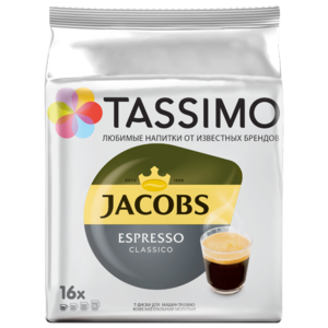 Кофе в капсулах Jacobs Espresso Classico (16 шт.) (фото modal nav 1)