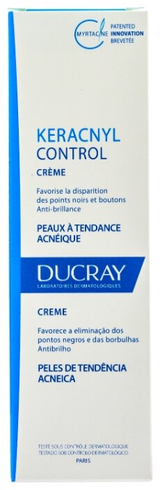 Ducray Keracnyl Регулирующий крем Control creme (фото modal 2)
