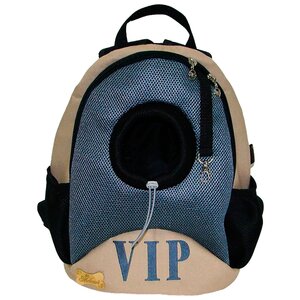 Переноска-рюкзак для кошек и собак Melenni Стандарт VIP S 30х15х35 см (фото modal nav 1)