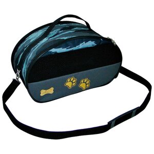 Переноска-сумка для кошек и собак Melenni Стандарт Лапы XS 41х23х20 см (фото modal nav 2)