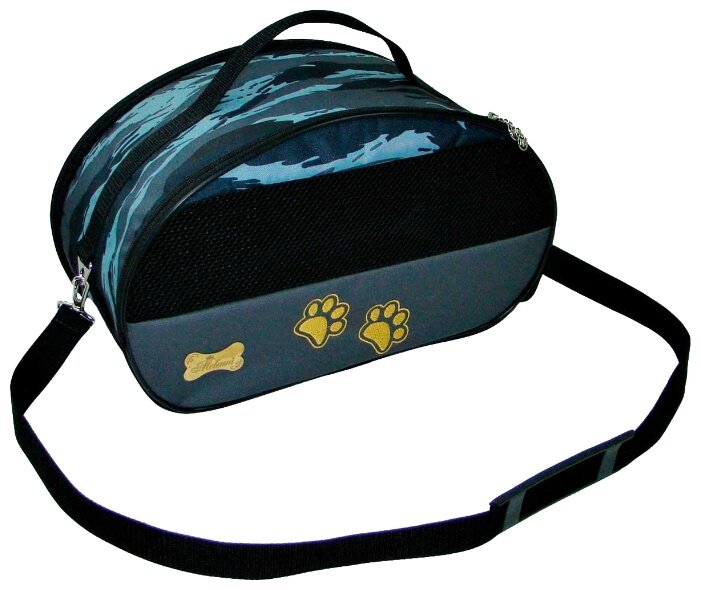 Переноска-сумка для кошек и собак Melenni Стандарт Лапы XS 41х23х20 см (фото modal 2)