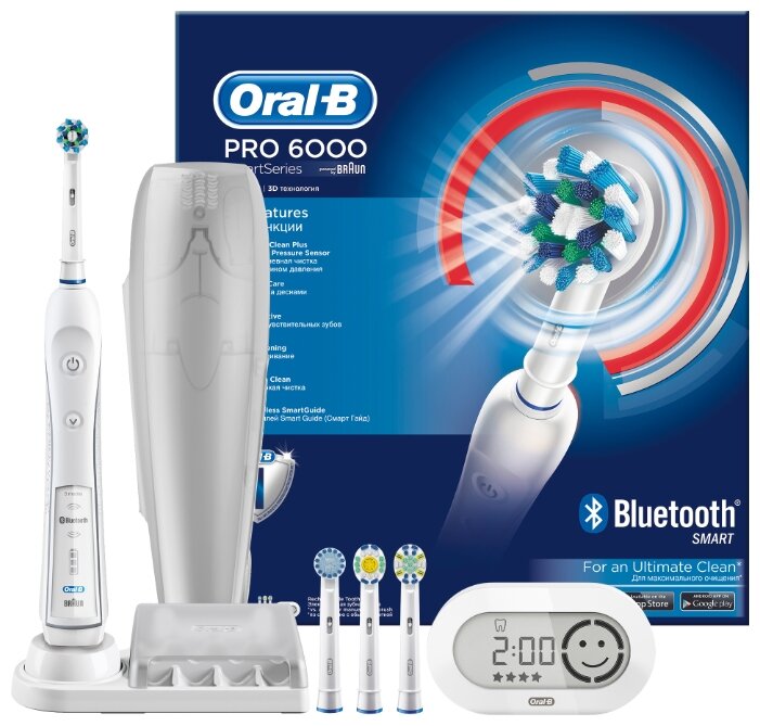 Электрическая зубная щетка Oral-B Pro 6000 (фото modal 4)
