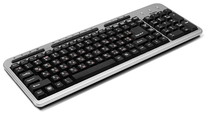 Клавиатура SVEN Standard 309M Silver USB (фото modal 2)