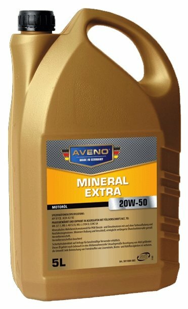 Моторное масло AVENO Mineral Extra 20W-50 5 л (фото modal 1)