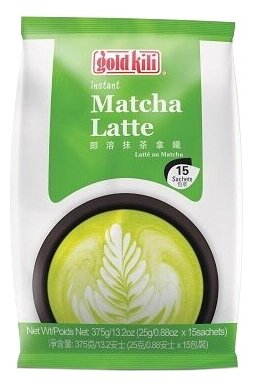 Чайный напиток Gold kili Matcha latte растворимый в пакетиках (фото modal 1)