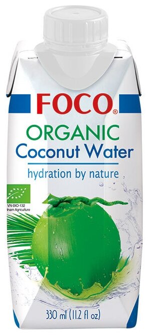 Вода кокосовая FOCO Organic (фото modal 1)
