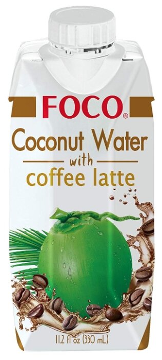 Вода кокосовая FOCO с кофе латте (фото modal 1)