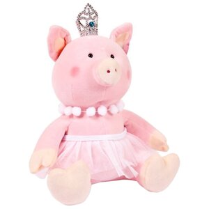 Мягкая игрушка ABtoys Свинка принцесса с короной 22 см (фото modal nav 1)