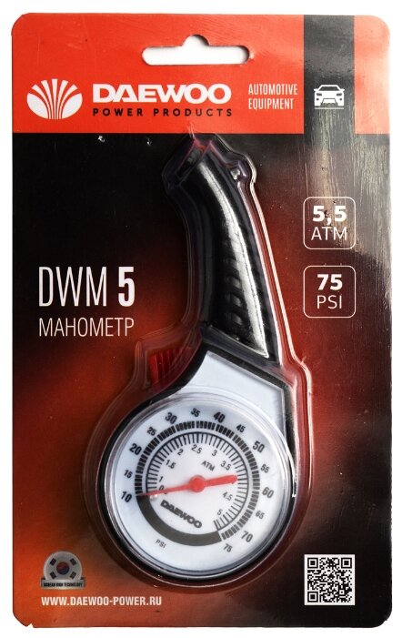 Аналоговый манометр Daewoo DWM5 (фото modal 2)