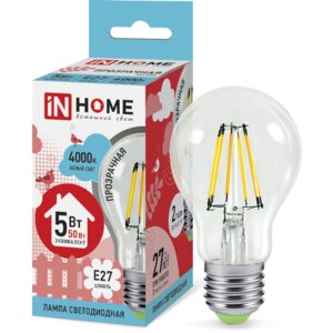Лампа In Home E27 A60 5Вт 4000K (фото modal nav 3)