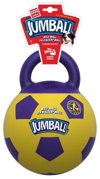 Мячик для собак GiGwi Jumball с захватом (75366) (фото modal 2)