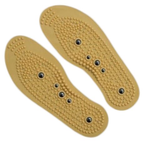 Стельки для обуви BRADEX массажные с магнитами мужские «ИНЬ-ЯН» (фото modal 1)