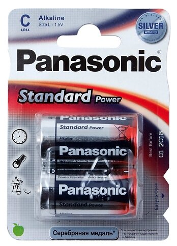 Батарейка C Panasonic Everyday Power LR14EPS (фото modal 1)