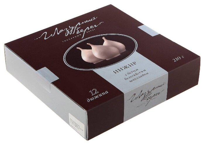 Набор конфет Глазурный берег Инжир с белым бельгийским шоколадом 210 г (фото modal 3)