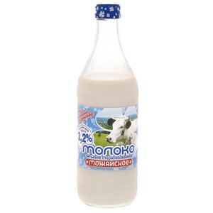 Молоко Можайское стерилизованное 3.2%, 0.45 л (фото modal nav 1)