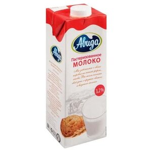 Молоко Авида пастеризованное 3.2%, 1 л (фото modal nav 1)