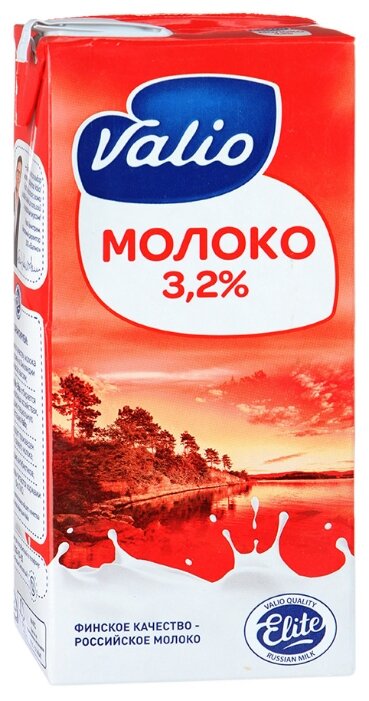 Молоко Valio ультрапастеризованное 3.2%, 0.973 л (фото modal 1)
