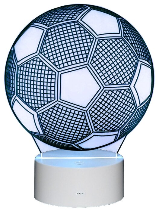 3D-лампа MGitik Футбольный мяч (фото modal 1)