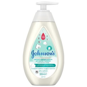 Johnson's Baby Шампунь и пенка для мытья и купания Нежность хлопка (фото modal nav 1)