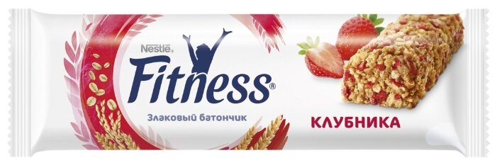 Злаковый батончик Nestle Fitness Клубника, 24 шт (фото modal 4)