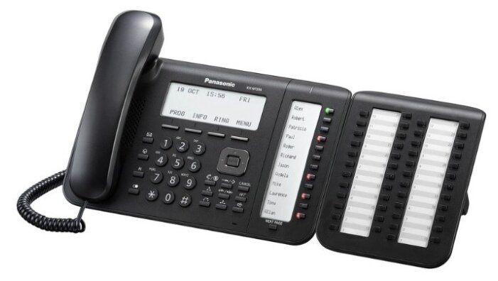 VoIP-телефон Panasonic KX-NT556 черный (фото modal 2)