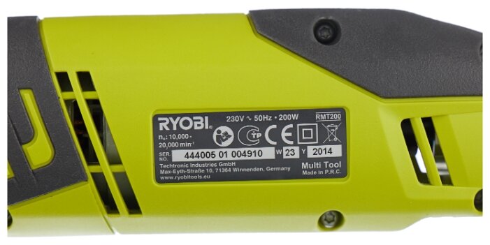 Многофункциональный инструмент RYOBI RMT200S (фото modal 8)