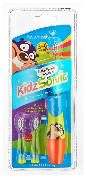 Электрическая зубная щетка Brush Baby KidzSonic (3-6 лет) (фото modal 2)