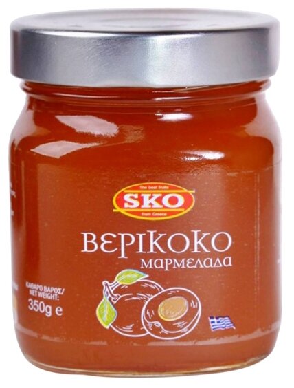 Конфитюр из абрикосов SKO, банка 350 г (фото modal 1)