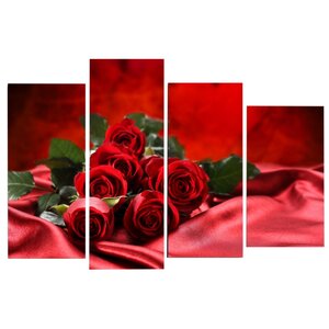 Модульная картина KARTINA style Алая роза (фото modal nav 1)