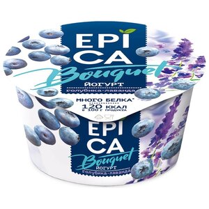 Йогурт EPICA bouquet голубика лаванда 4.8%, 130 г (фото modal nav 1)