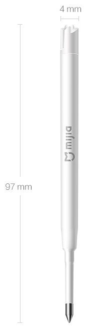 Стержень для роллера Xiaomi Mi Aluminum Rollerball Pen Refill 0.5 мм (3 шт.) (фото modal 2)
