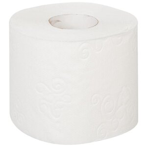Туалетная бумага Luscan Deluxe белая трёхслойная (фото modal nav 3)