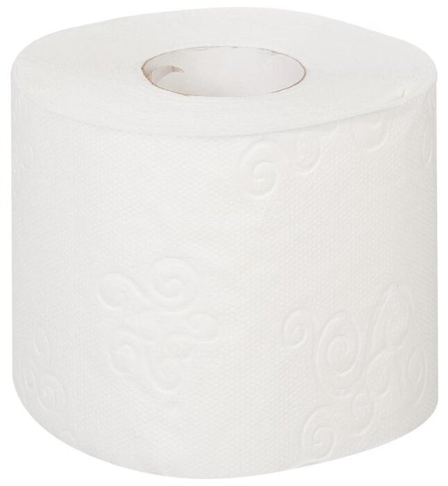 Туалетная бумага Luscan Deluxe белая трёхслойная (фото modal 3)