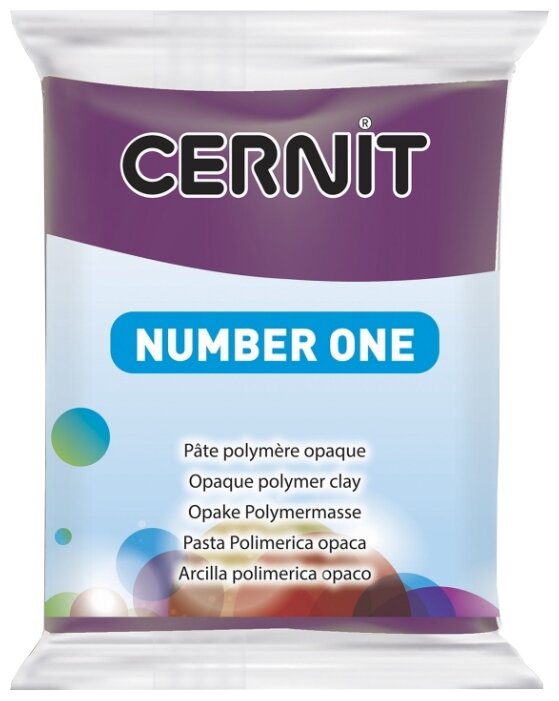 Полимерная глина Cernit Number one пурпурная (962), 56 г (фото modal 1)