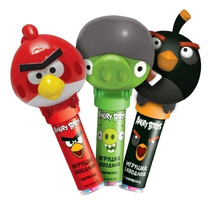 Жевательный мармелад Конфитрейд Angry Birds с игрушкой 20 г (фото modal 1)
