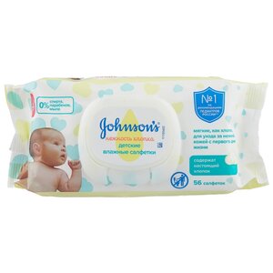 Влажные салфетки Johnson's Baby Нежность хлопка (фото modal nav 2)