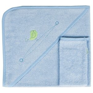 Kidboo Комплект полотенце-уголок+варежка Happy Happy (фото modal nav 1)