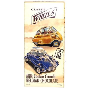 Шоколад Classic Wheels молочный с дробленым печеньем (фото modal nav 1)