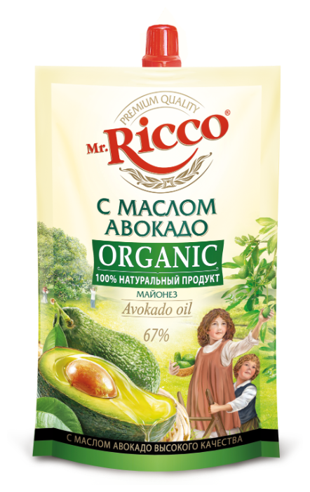 Майонез Mr.Ricco с маслом авокадо 67% (фото modal 1)