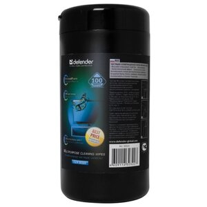 Defender Multipurpose Cleaning Wipes CLN 30322 влажные салфетки 100 шт. для экрана (фото modal nav 2)