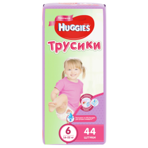 Huggies трусики для девочек 6 (16-22 кг) 44 шт. (фото modal nav 1)