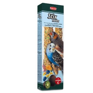Лакомство для птиц Padovan Stix Herbs для попугаев и экзотических птиц антистрессовые с травами (фото modal nav 1)