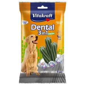 Лакомство для собак Vitakraft Dental 3in1 fresh M (фото modal nav 1)