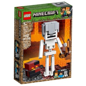 Конструктор LEGO Minecraft 21150 Скелет с кубом магмы (фото modal nav 1)