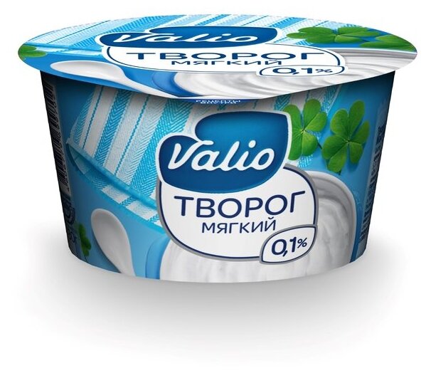 Valio Творог мягкий обезжиренный 0.1%, 340 г (фото modal 1)
