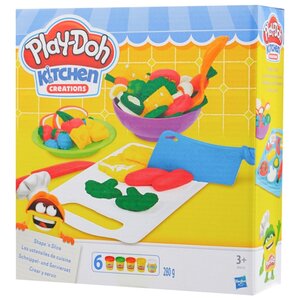 Масса для лепки Play-Doh Приготовь и нарежь на дольки (B9012) (фото modal nav 1)