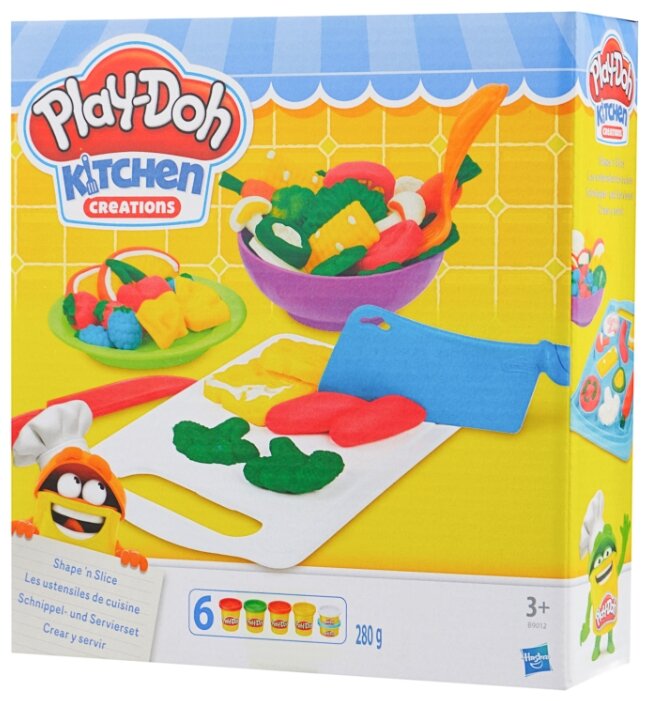 Масса для лепки Play-Doh Приготовь и нарежь на дольки (B9012) (фото modal 1)